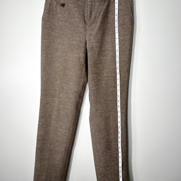 Banana Republic Tan Wool Stretchy Martin Fit Trouser Pants, 2 - Picture 3 of 9